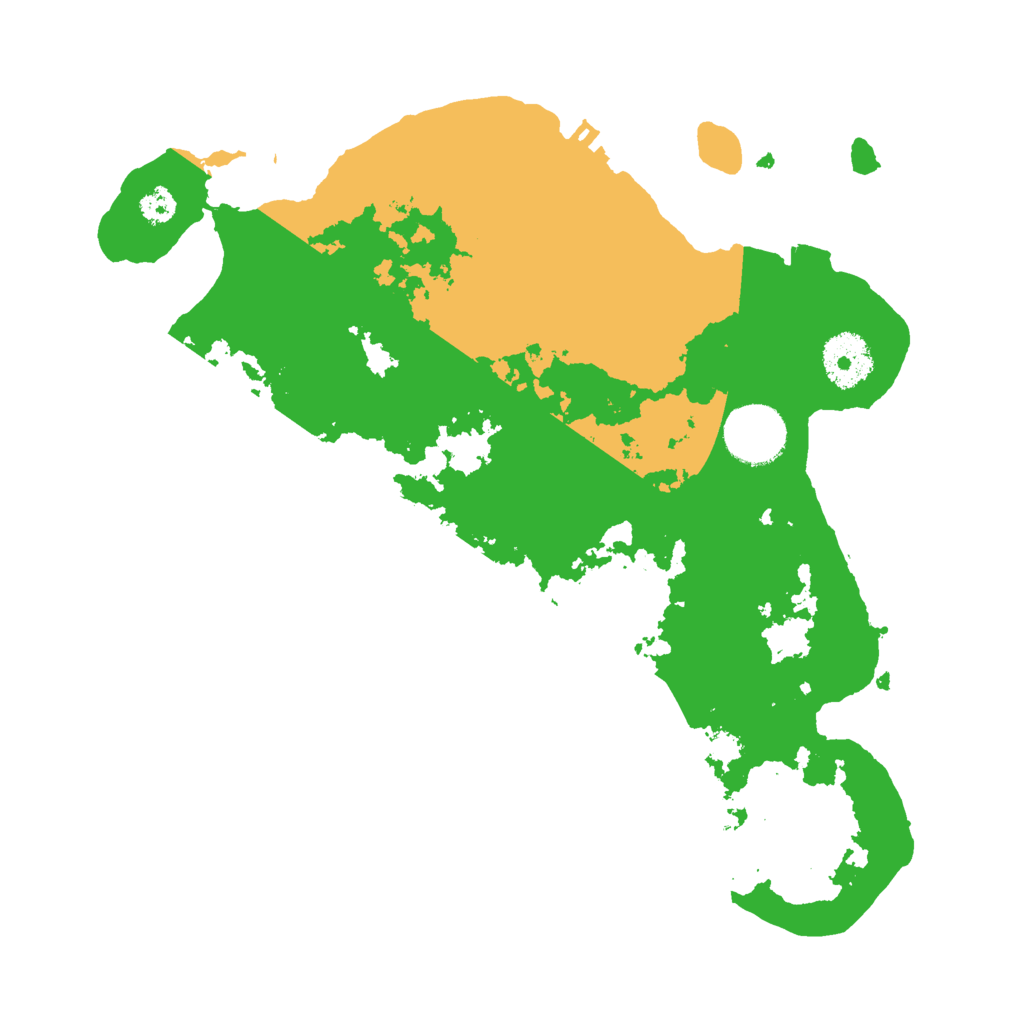 Biome Rust Map: Procedural Map, Size: 3000, Seed: 726601843