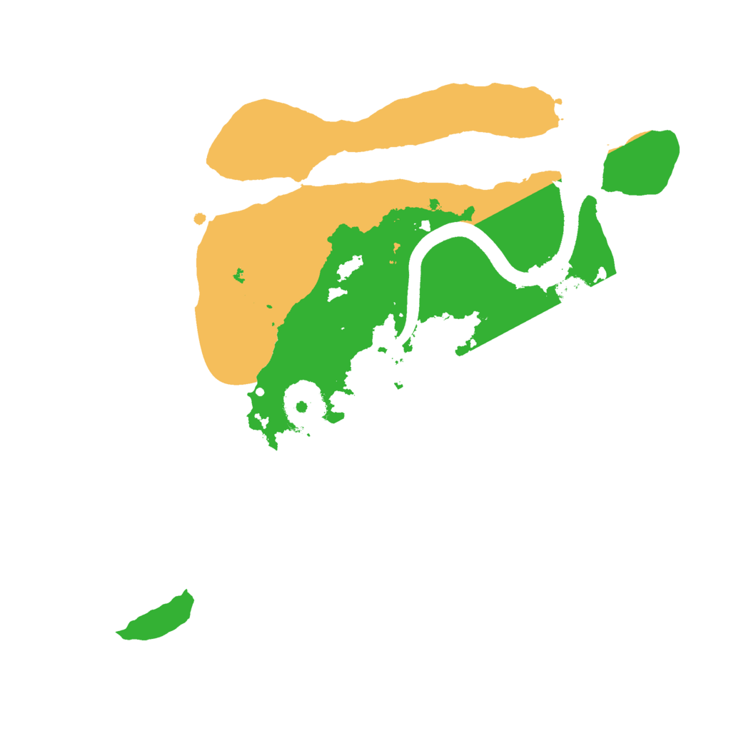 Biome Rust Map: Procedural Map, Size: 2500, Seed: 1505754498