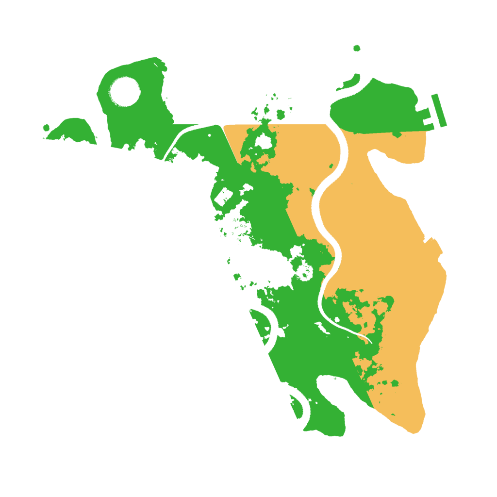 Biome Rust Map: Procedural Map, Size: 3000, Seed: 839010868