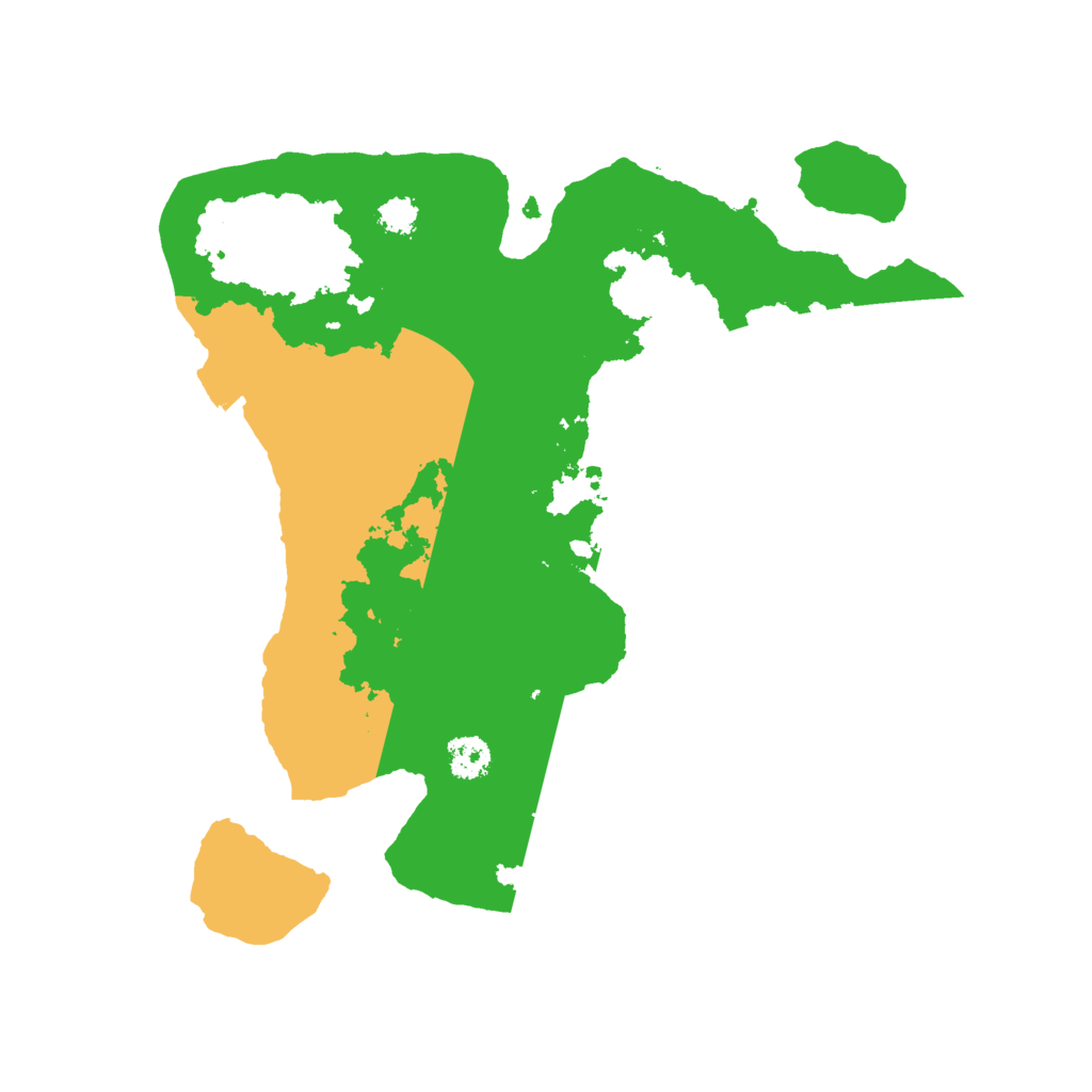 Biome Rust Map: Procedural Map, Size: 2600, Seed: 87