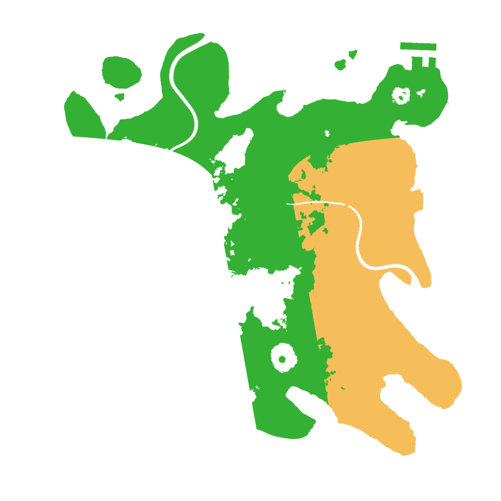 Biome Rust Map: Procedural Map, Size: 2800, Seed: 1195549590