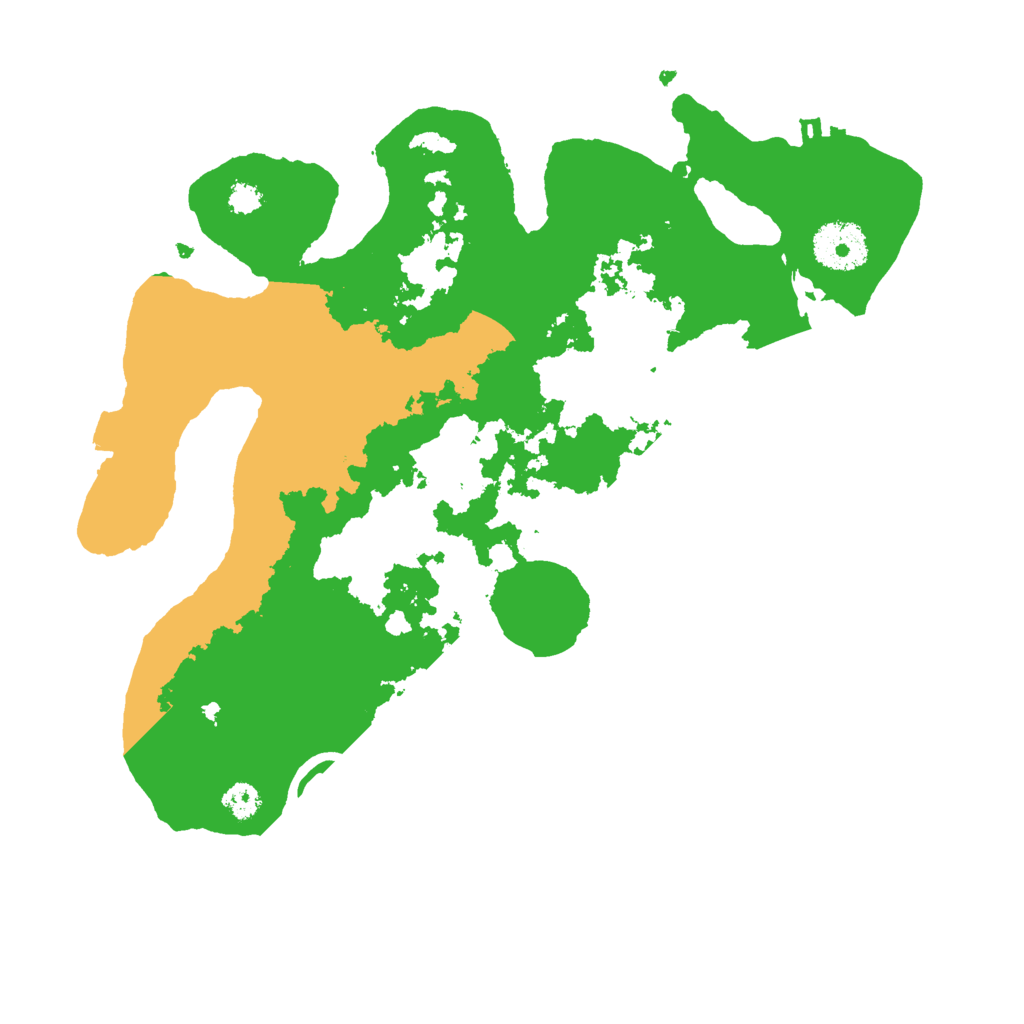 Biome Rust Map: Procedural Map, Size: 3000, Seed: 486509072