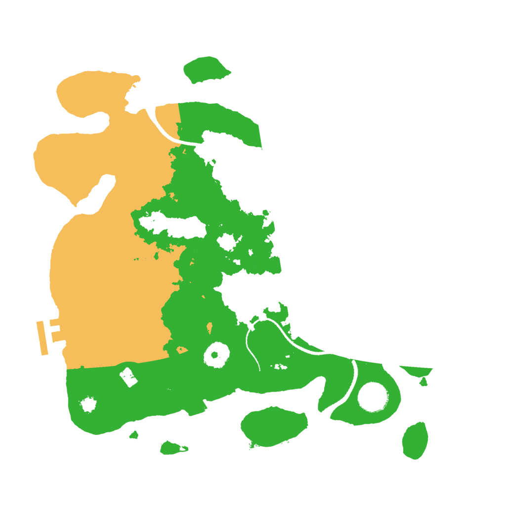 Biome Rust Map: Procedural Map, Size: 3000, Seed: 426387088