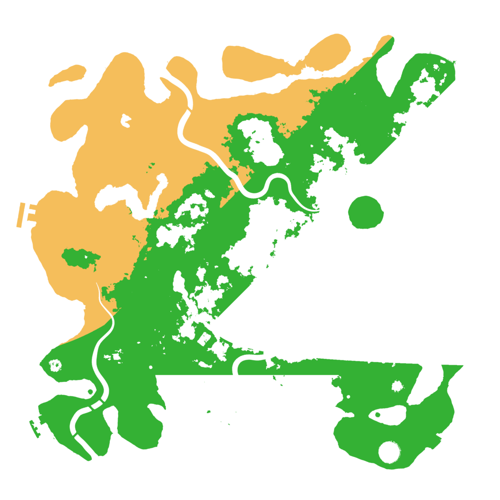 Biome Rust Map: Procedural Map, Size: 4050, Seed: 1263065745