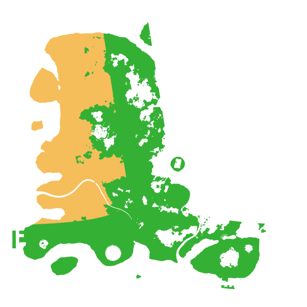 Biome Rust Map: Procedural Map, Size: 3500, Seed: 1313960703