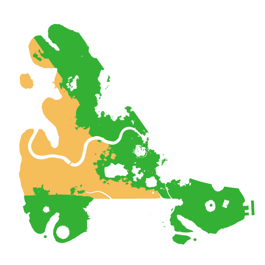 Biome Rust Map: Procedural Map, Size: 3650, Seed: 7271506