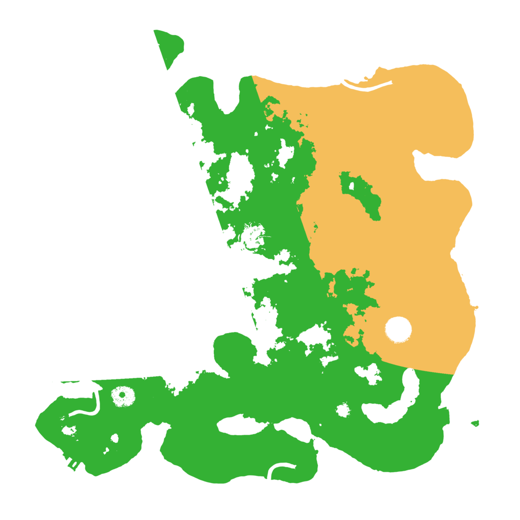 Biome Rust Map: Procedural Map, Size: 3500, Seed: 768840724