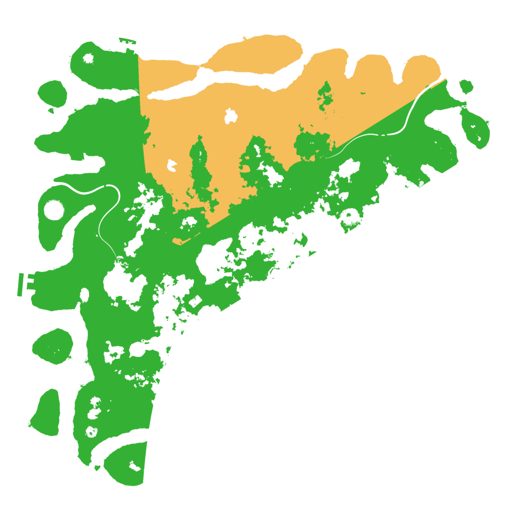 Biome Rust Map: Procedural Map, Size: 4500, Seed: 511006121