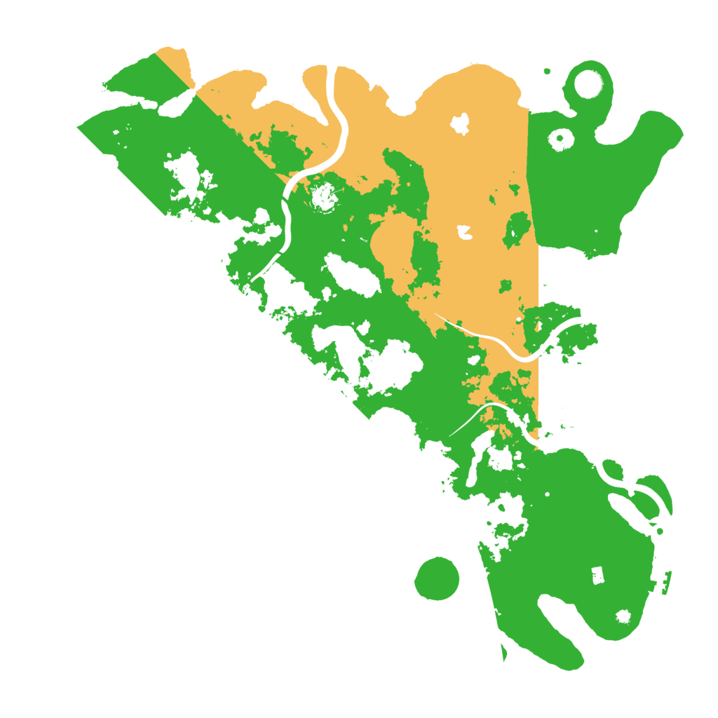 Biome Rust Map: Procedural Map, Size: 4500, Seed: 477347487