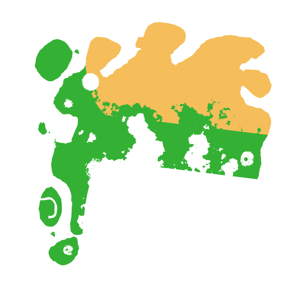 Biome Rust Map: Procedural Map, Size: 3200, Seed: 82569