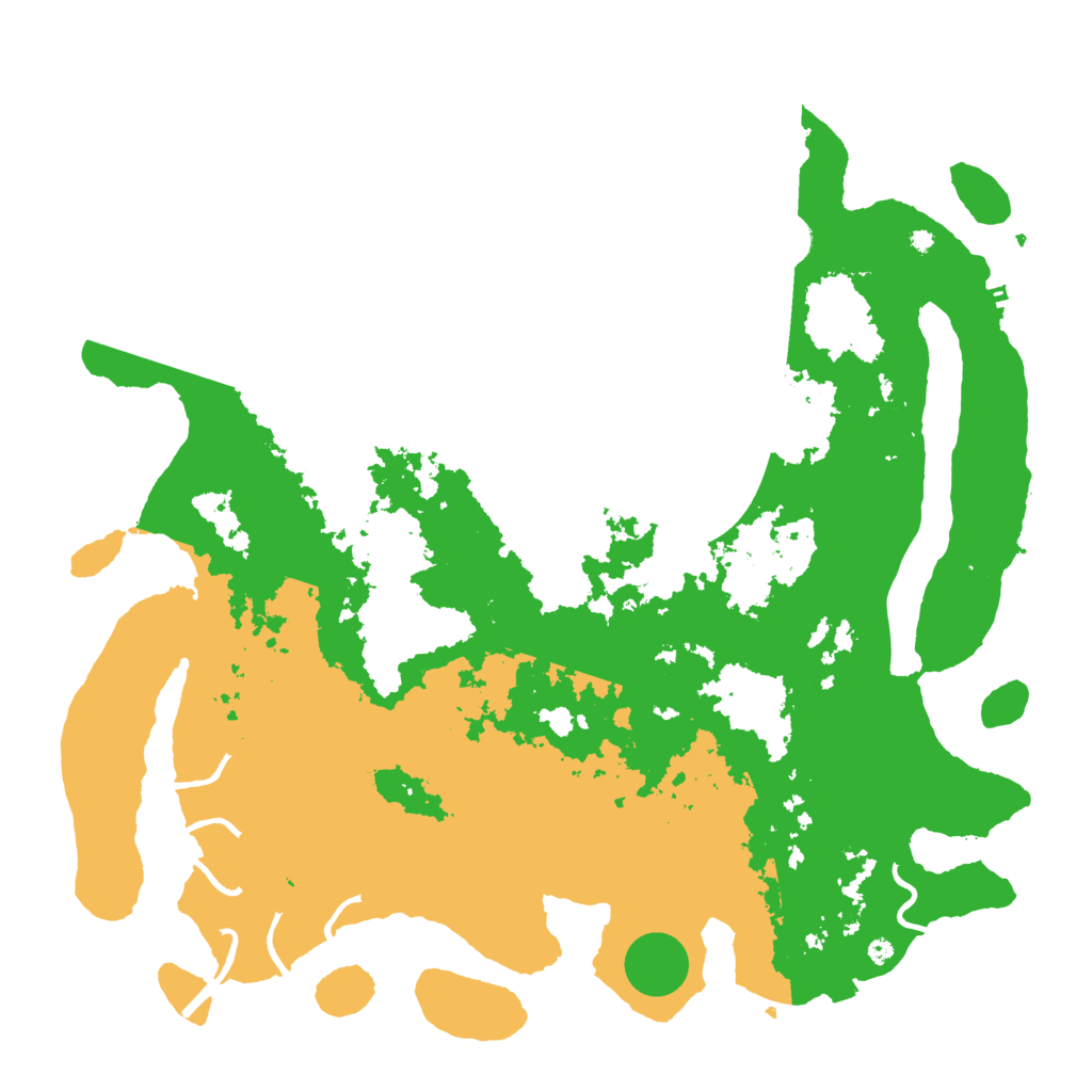 Biome Rust Map: Procedural Map, Size: 4500, Seed: 1942049897