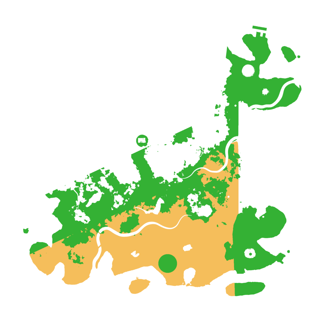 Biome Rust Map: Procedural Map, Size: 4500, Seed: 276851222