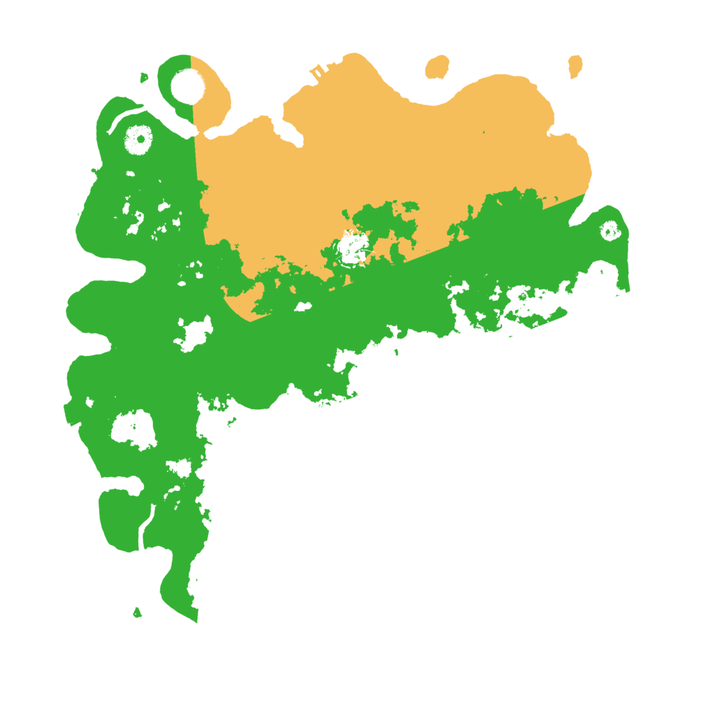 Biome Rust Map: Procedural Map, Size: 3700, Seed: 84875901