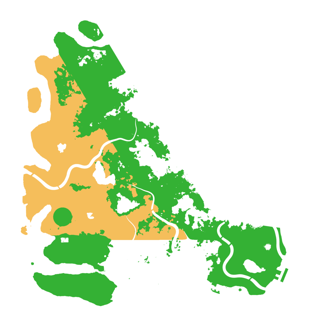 Biome Rust Map: Procedural Map, Size: 4500, Seed: 1025402526