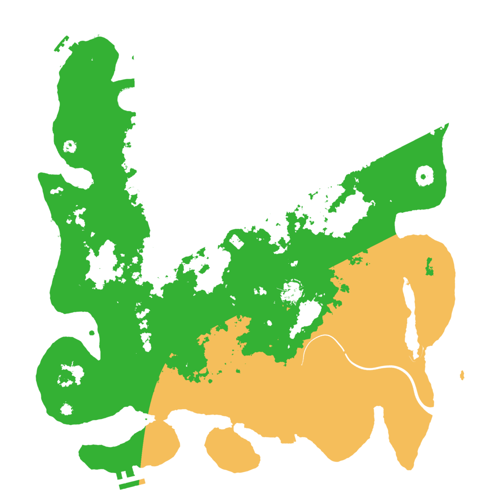 Biome Rust Map: Procedural Map, Size: 3870, Seed: 2061990577