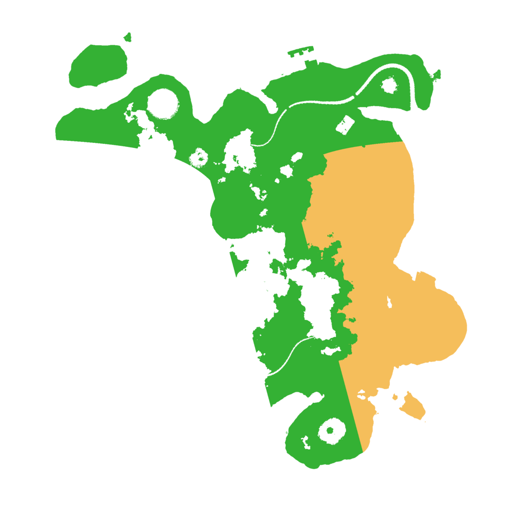 Biome Rust Map: Procedural Map, Size: 3000, Seed: 335017771