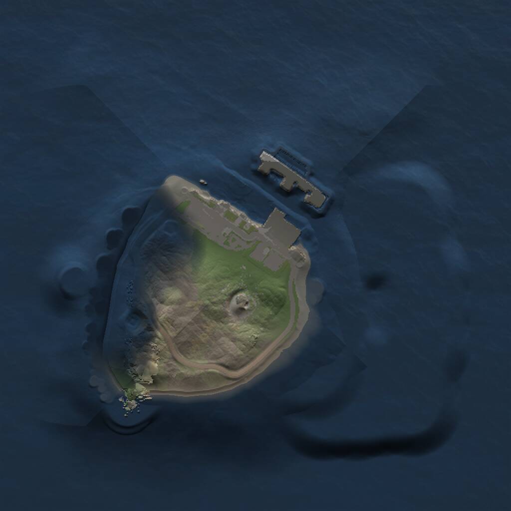 Rust Map: Procedural Map, Size: 1000, Seed: 1826188169, 2 Monuments