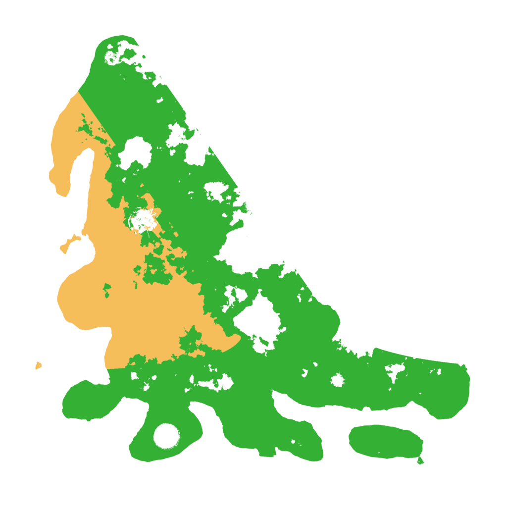 Biome Rust Map: Procedural Map, Size: 3500, Seed: 75877561