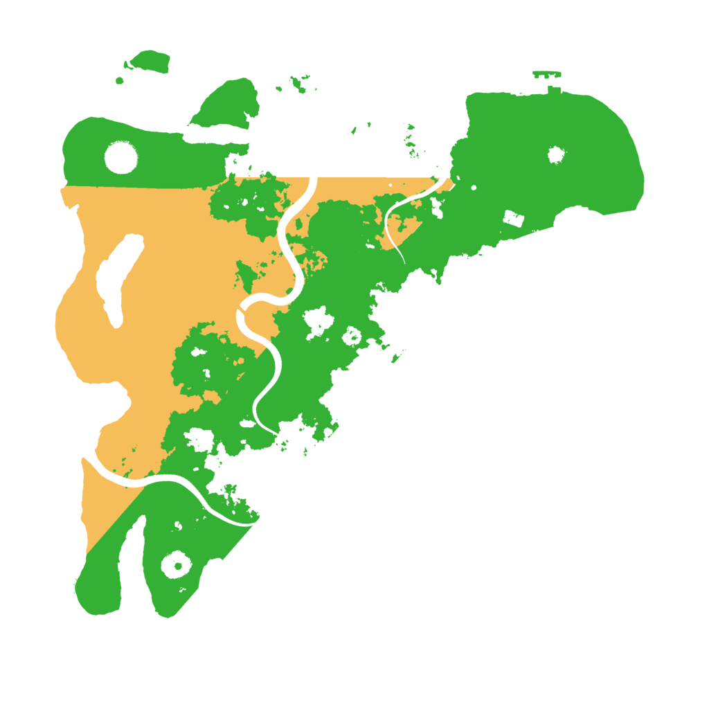 Biome Rust Map: Procedural Map, Size: 3800, Seed: 8083
