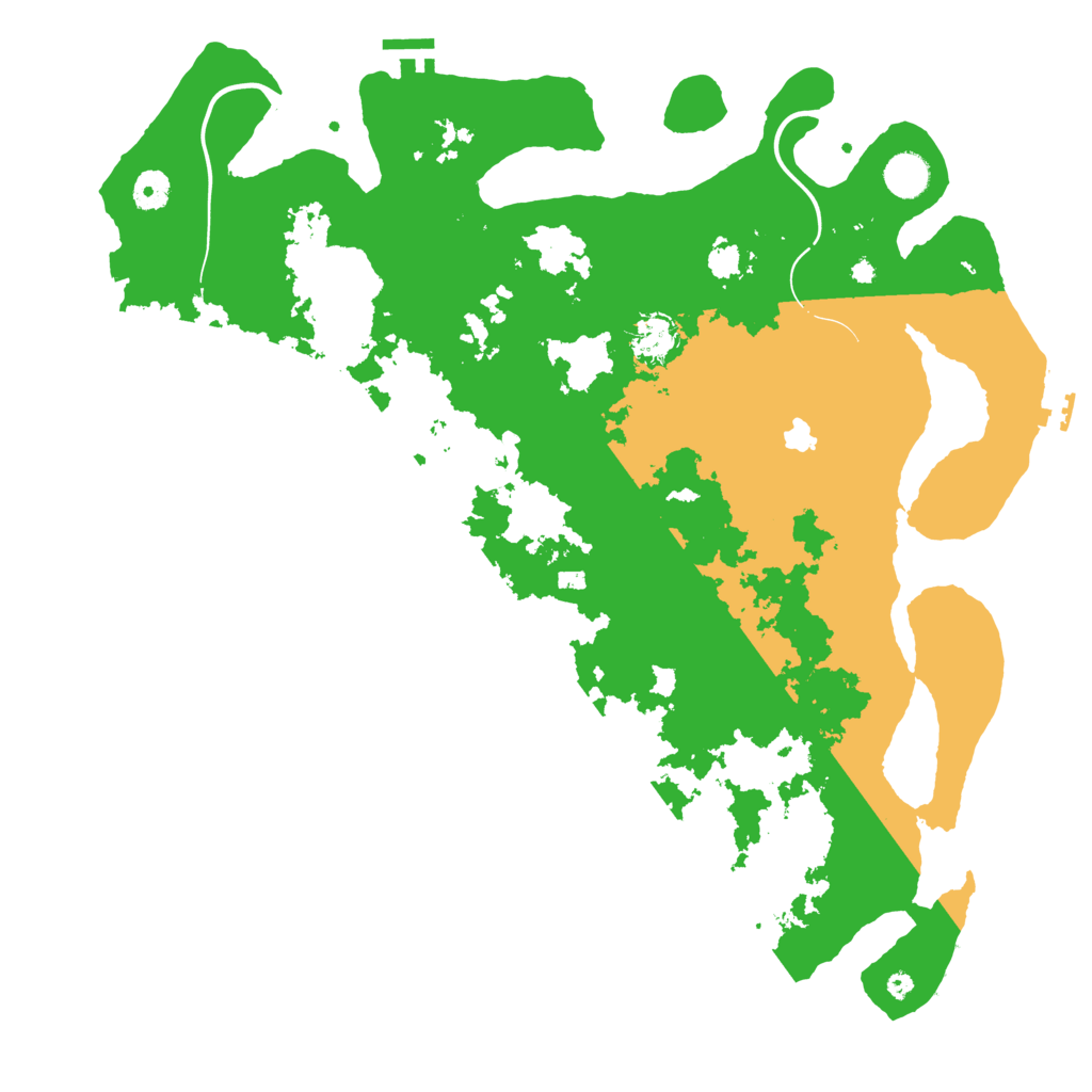 Biome Rust Map: Procedural Map, Size: 4250, Seed: 3453