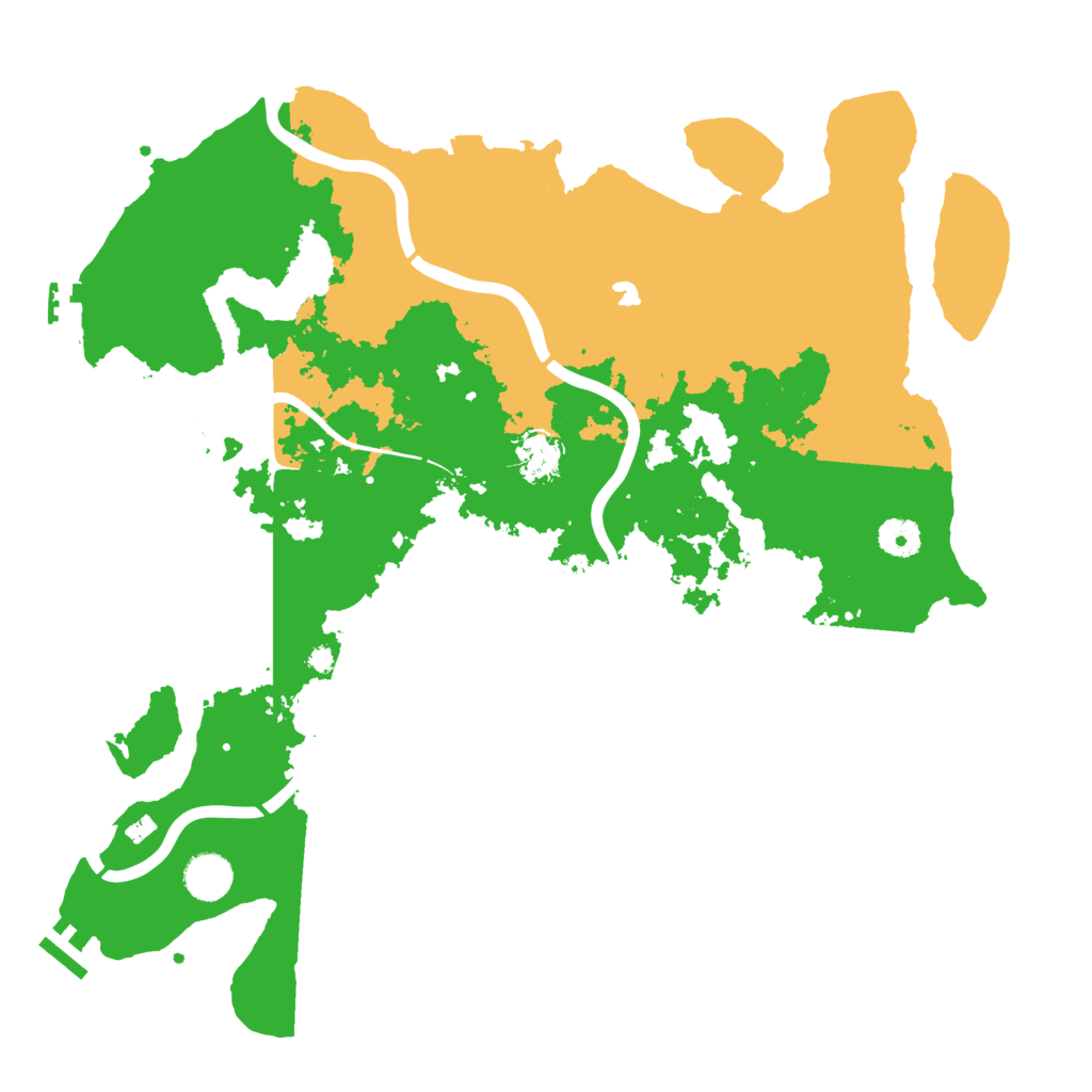 Biome Rust Map: Procedural Map, Size: 4000, Seed: 106132