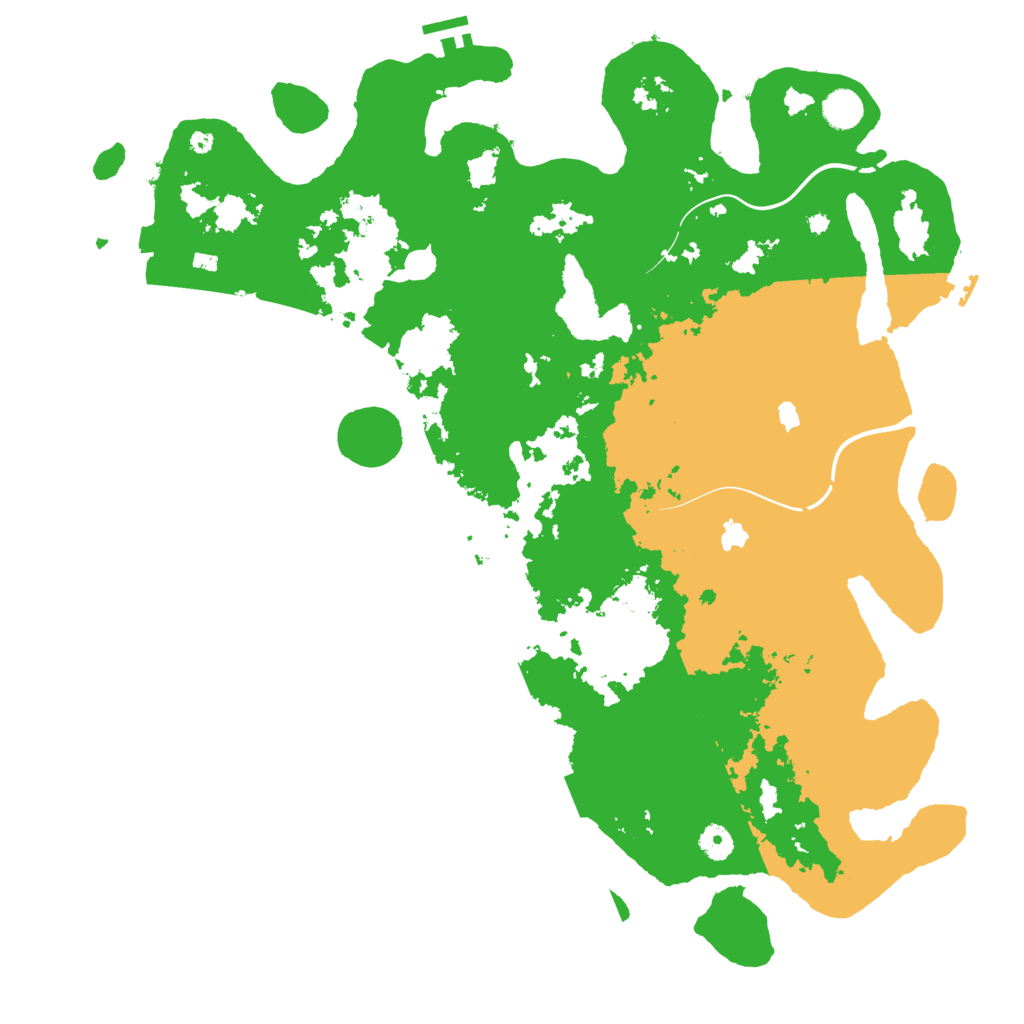 Biome Rust Map: Procedural Map, Size: 4500, Seed: 809754616