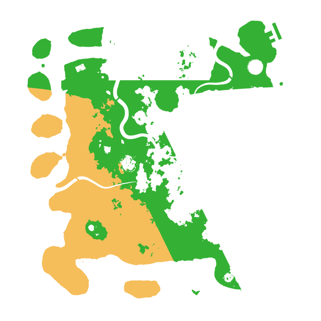 Biome Rust Map: Procedural Map, Size: 3700, Seed: 1180189877