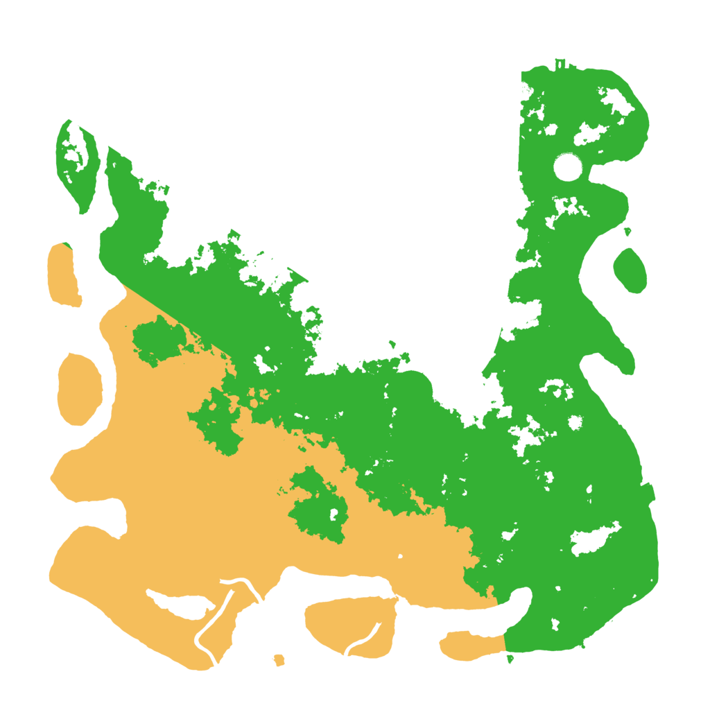 Biome Rust Map: Procedural Map, Size: 4400, Seed: 300382323