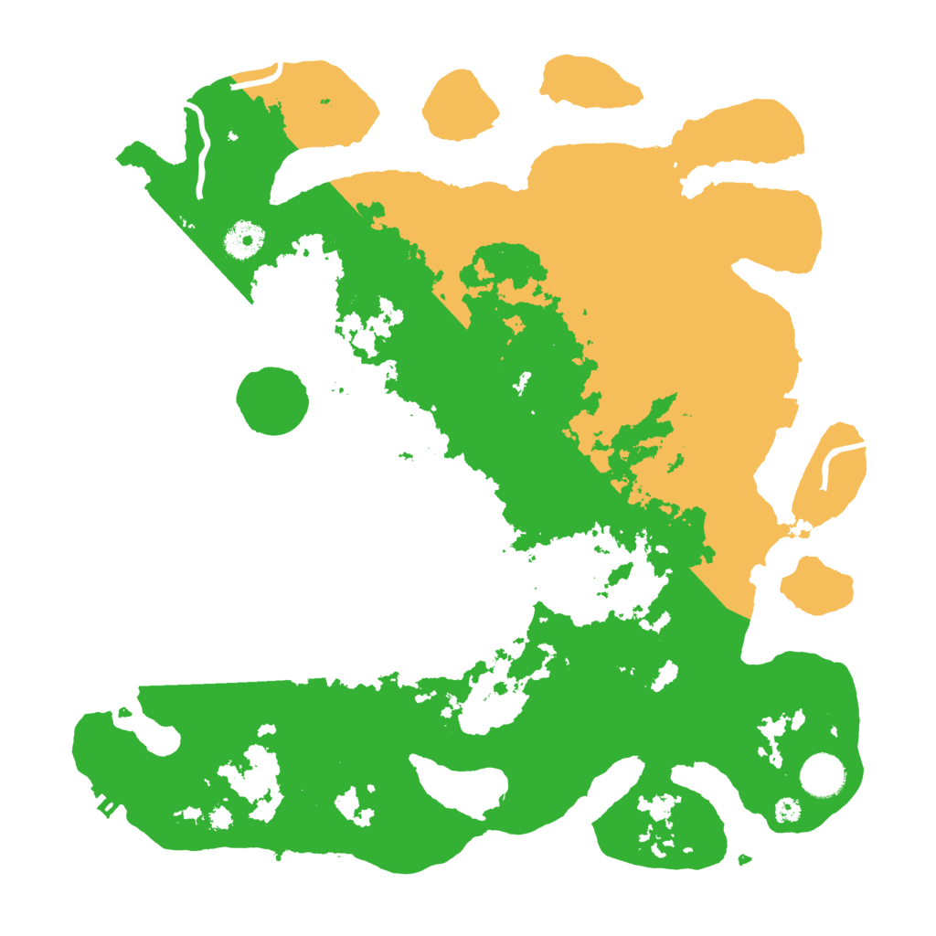 Biome Rust Map: Procedural Map, Size: 3700, Seed: 1785652513