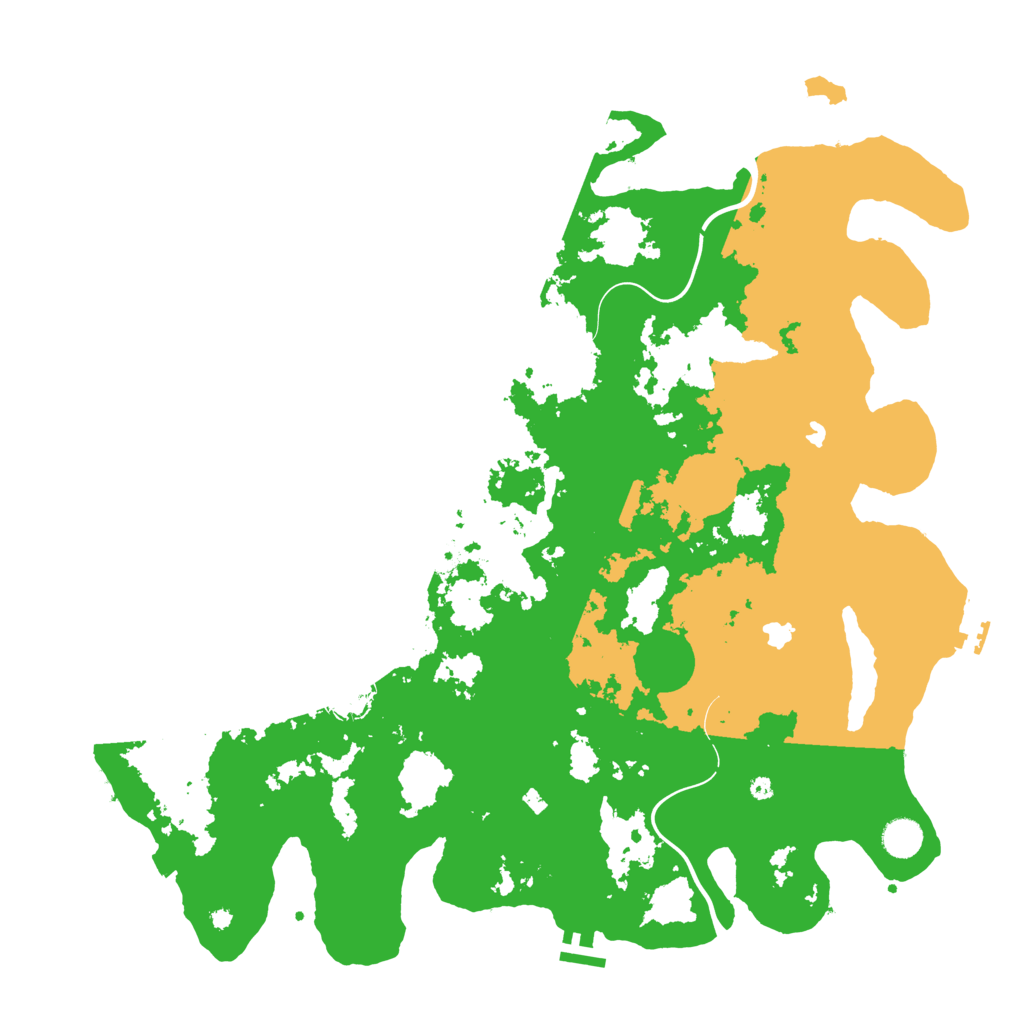 Biome Rust Map: Procedural Map, Size: 4500, Seed: 599894630