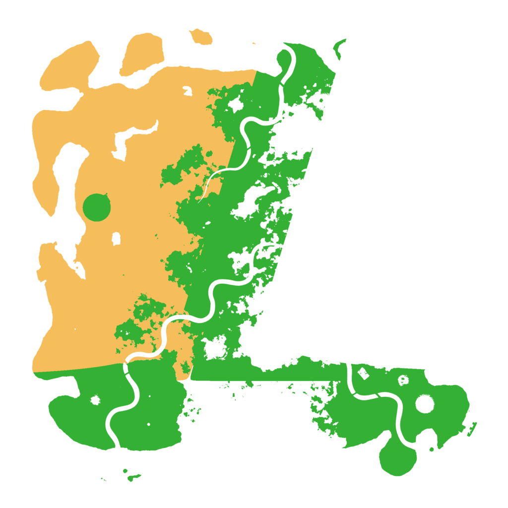 Biome Rust Map: Procedural Map, Size: 4800, Seed: 930025807