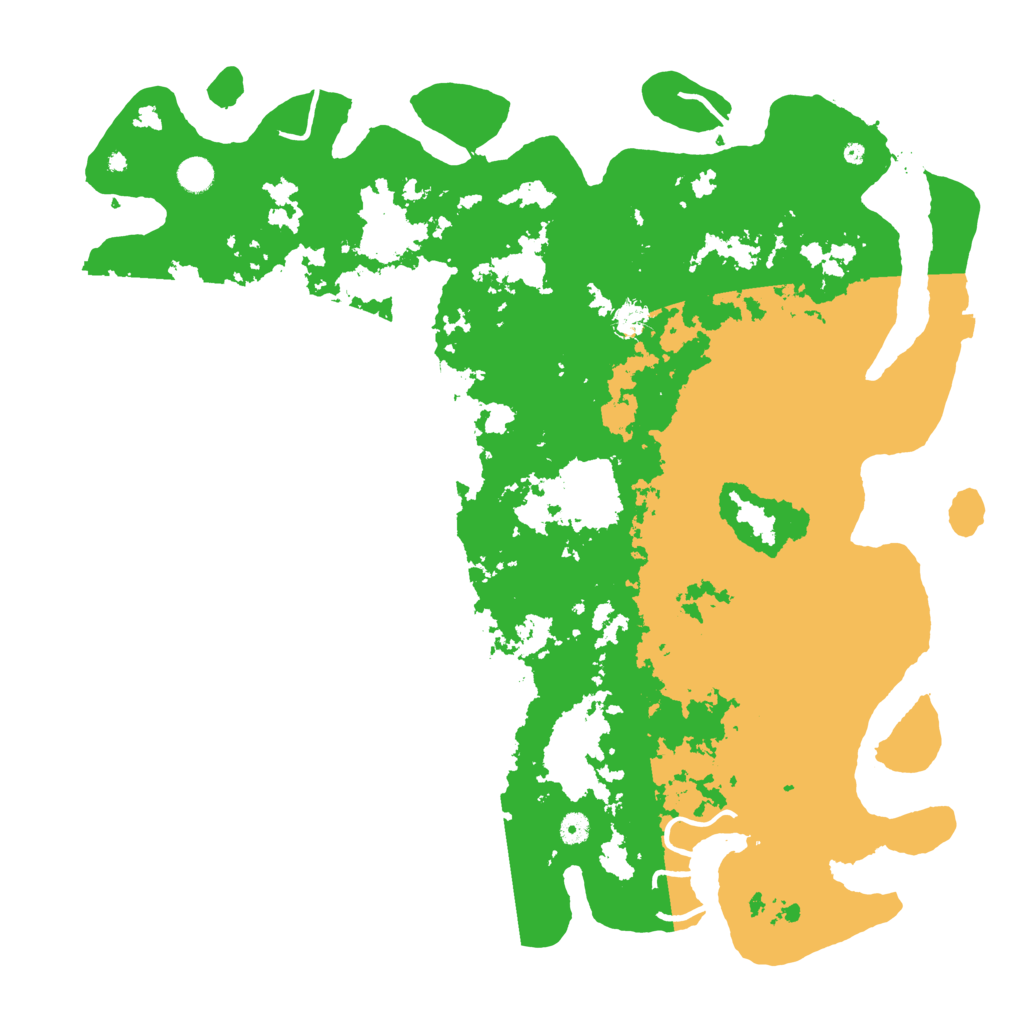 Biome Rust Map: Procedural Map, Size: 5000, Seed: 16676666