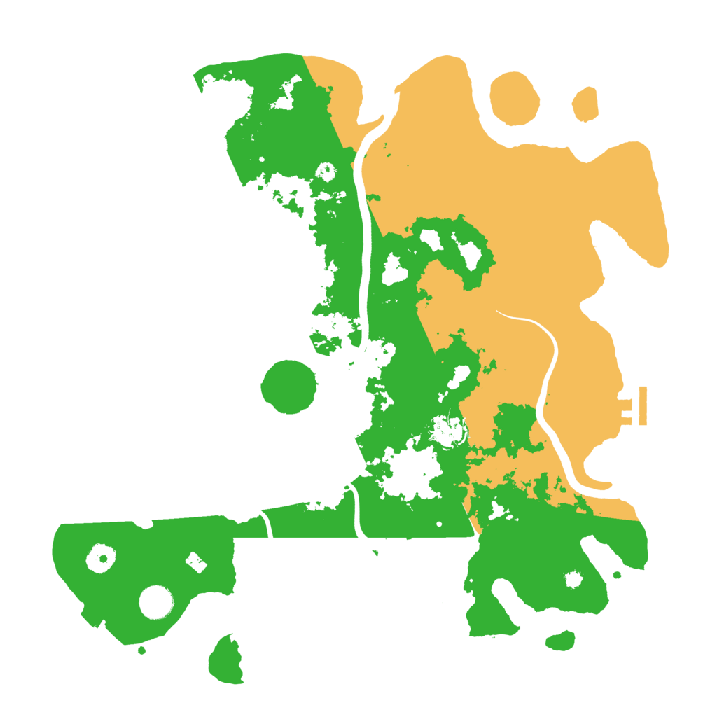 Biome Rust Map: Procedural Map, Size: 3750, Seed: 572507090