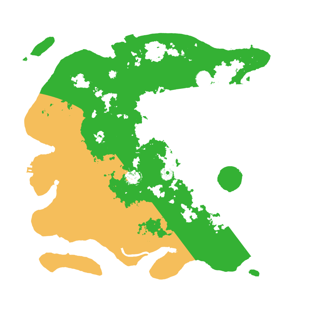 Biome Rust Map: Procedural Map, Size: 3600, Seed: 1240372986