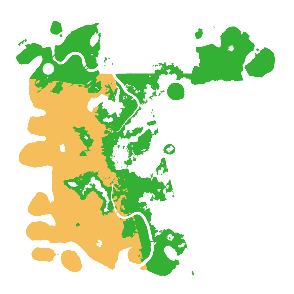 Biome Rust Map: Procedural Map, Size: 4500, Seed: 1455635858