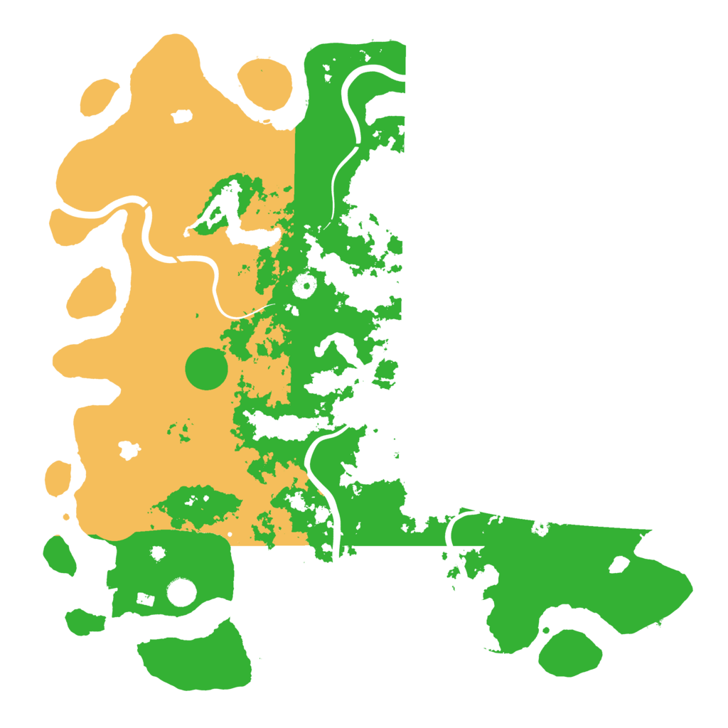 Biome Rust Map: Procedural Map, Size: 4500, Seed: 541656217