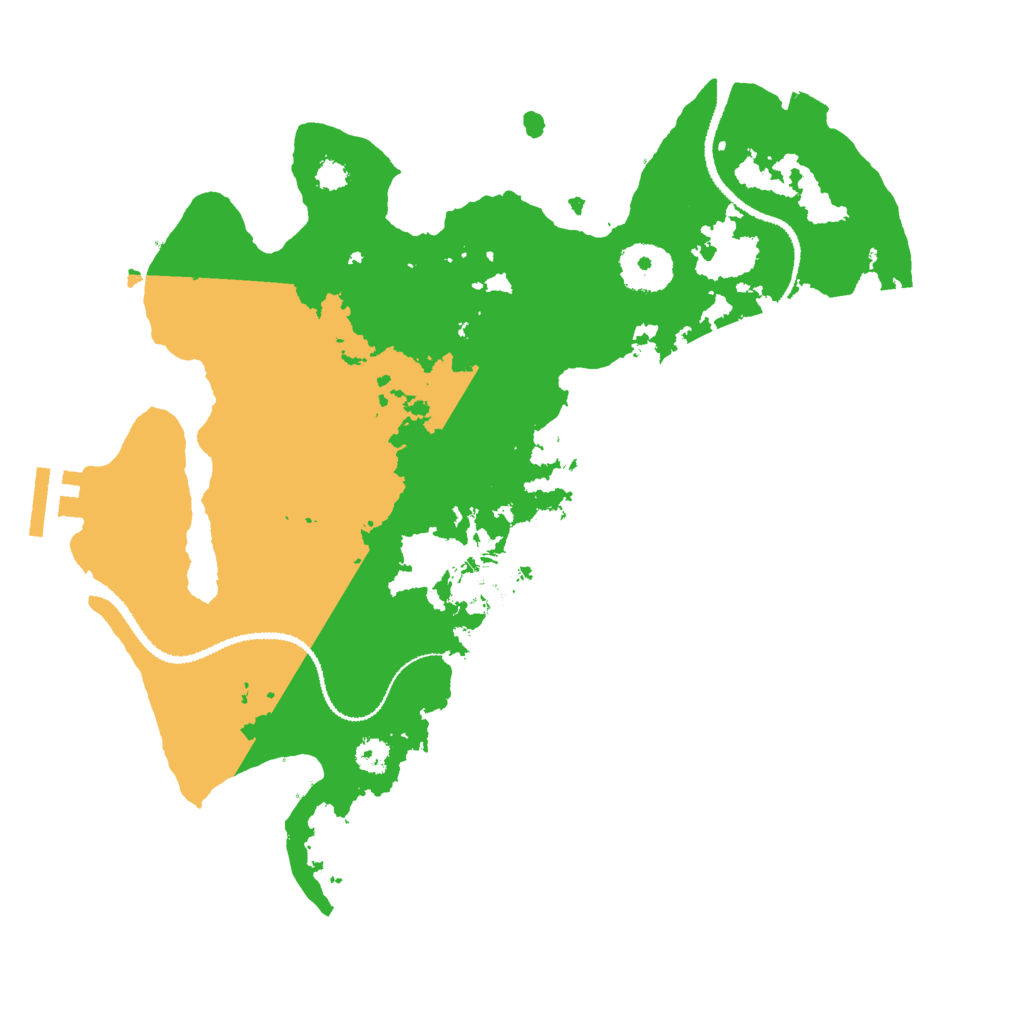 Biome Rust Map: Procedural Map, Size: 3000, Seed: 227214279