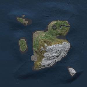 Thumbnail Rust Map: Procedural Map, Size: 1800, Seed: 1730186697, 3 Monuments