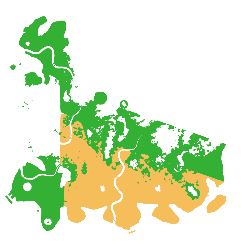 Biome Rust Map: Procedural Map, Size: 5000, Seed: 2079521459