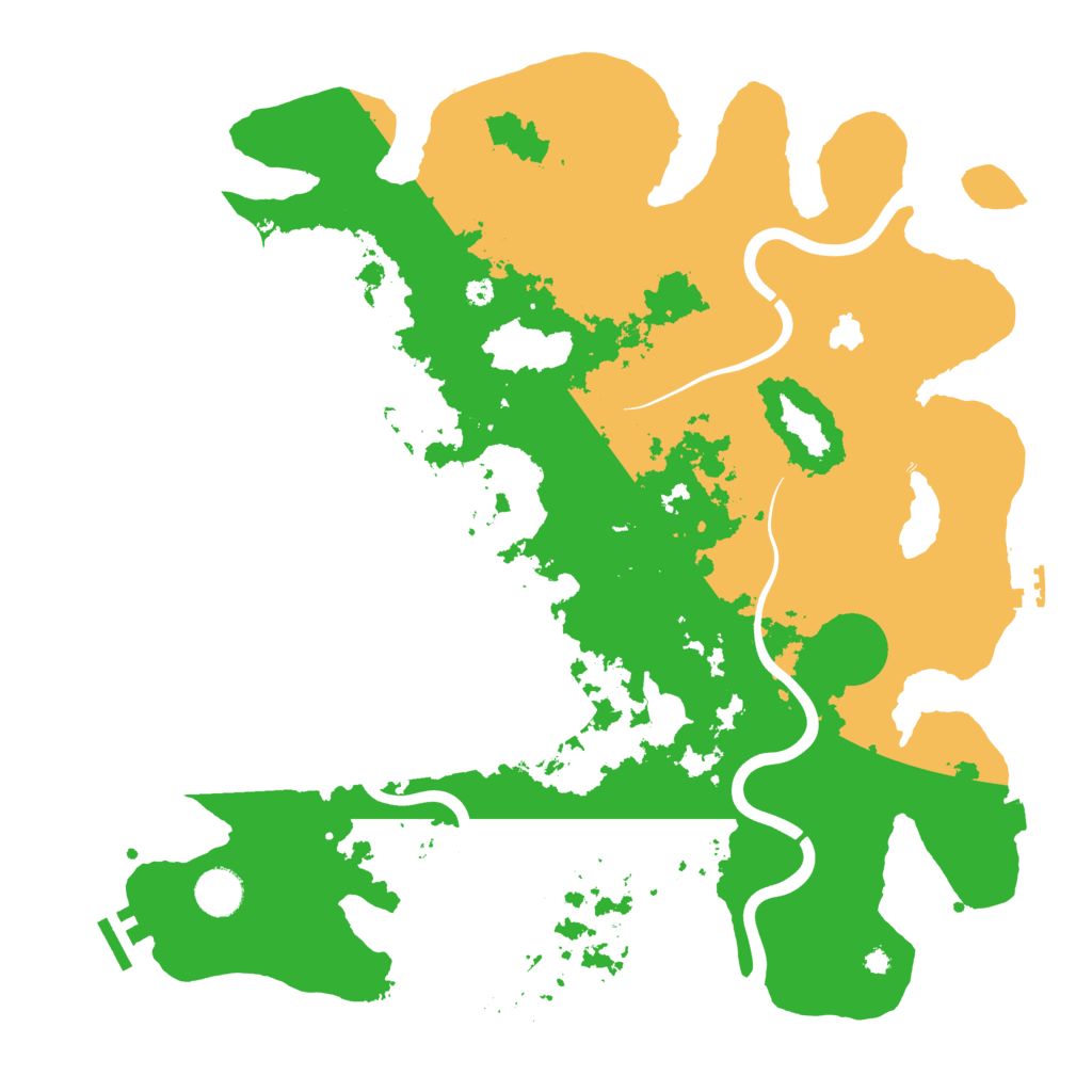 Biome Rust Map: Procedural Map, Size: 4000, Seed: 1401990148