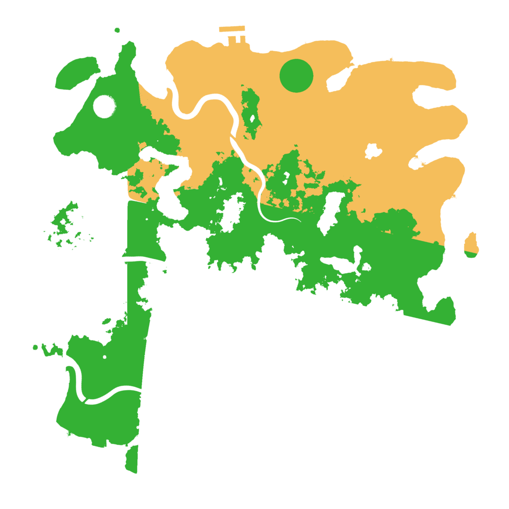 Biome Rust Map: Procedural Map, Size: 4000, Seed: 37075700