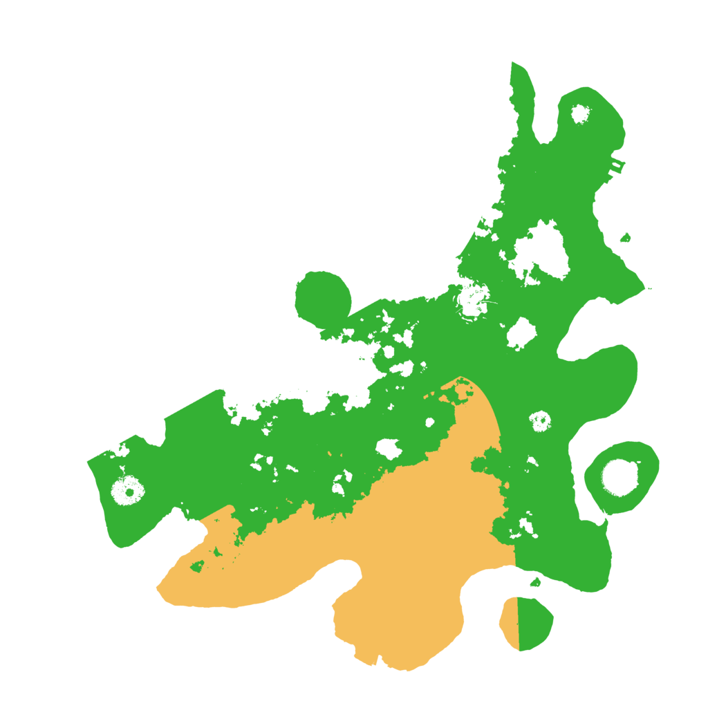 Biome Rust Map: Procedural Map, Size: 3500, Seed: 142338720