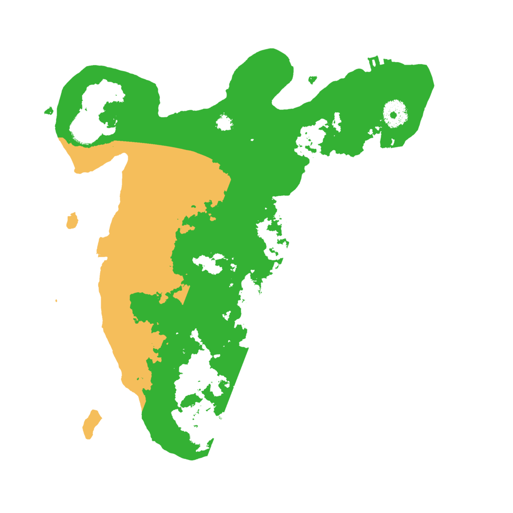 Biome Rust Map: Procedural Map, Size: 3000, Seed: 548320355