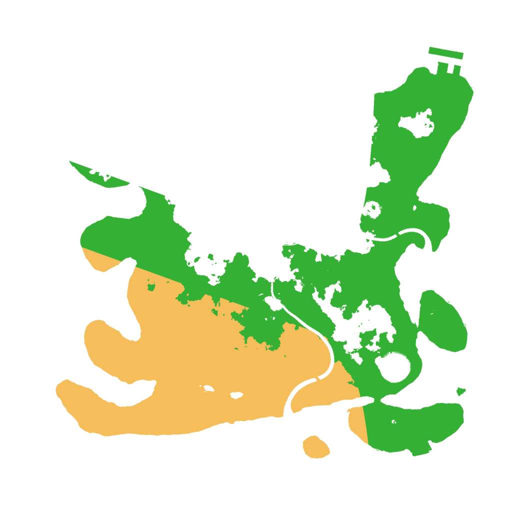 Biome Rust Map: Procedural Map, Size: 3000, Seed: 1992676417