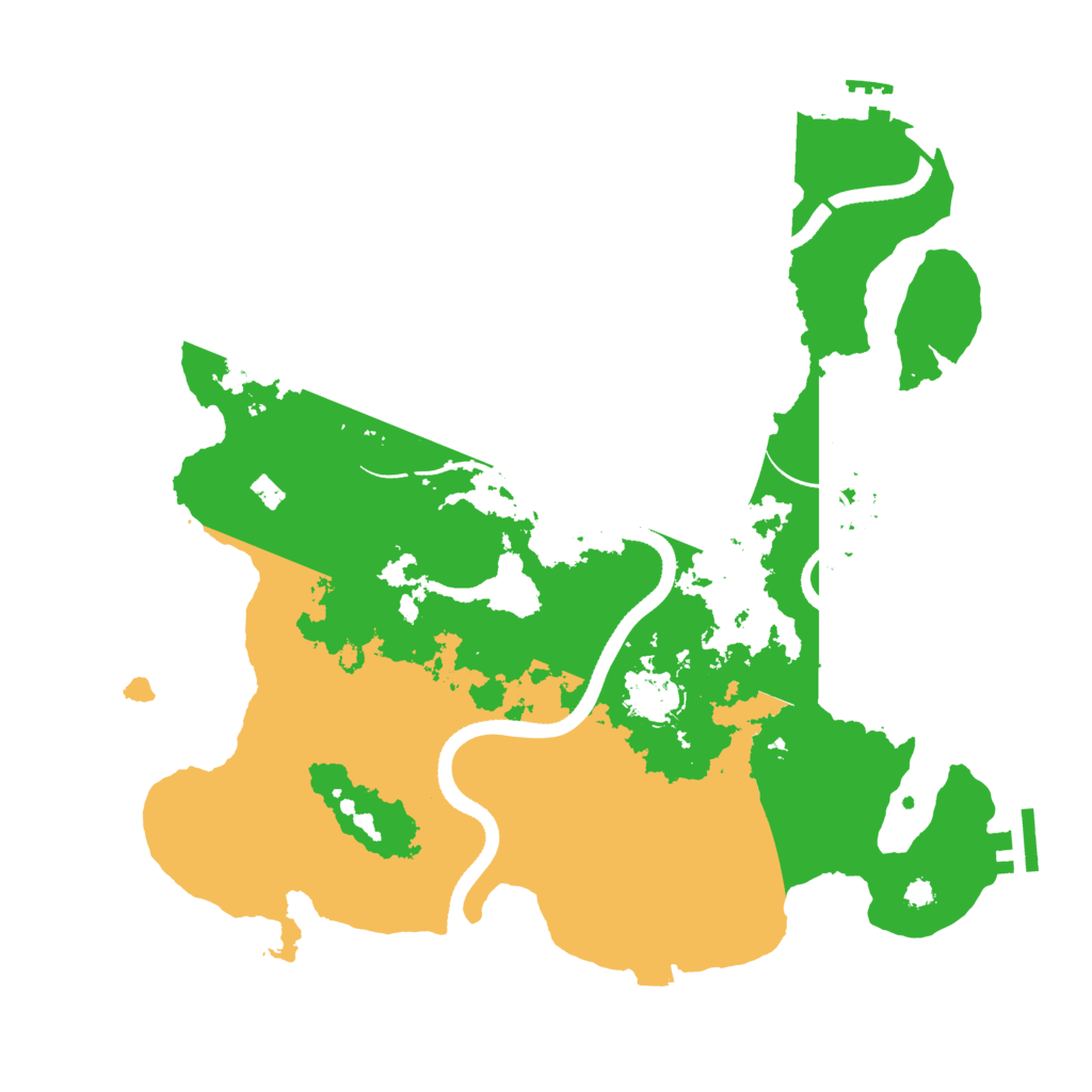 Biome Rust Map: Procedural Map, Size: 3500, Seed: 329900792