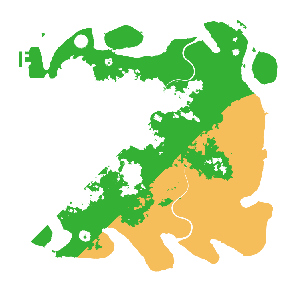 Biome Rust Map: Procedural Map, Size: 3800, Seed: 97096949