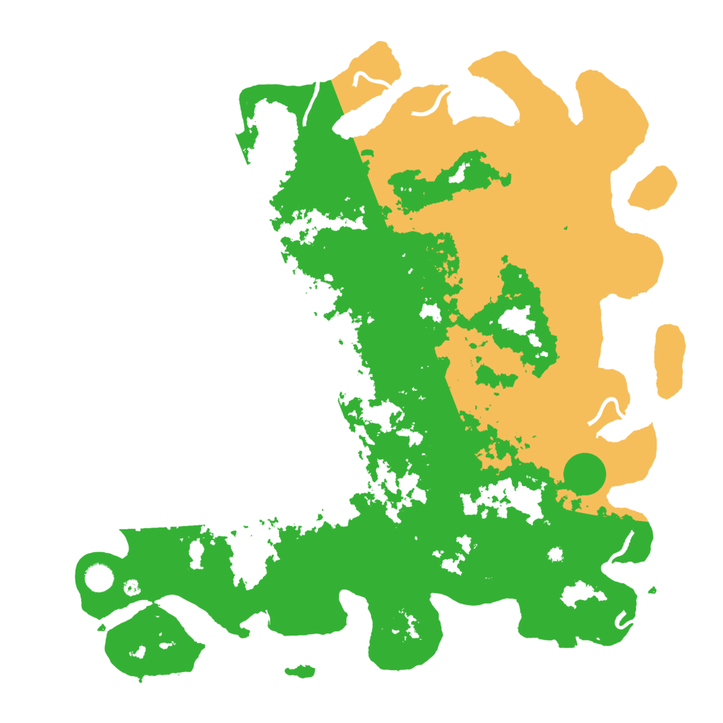 Biome Rust Map: Procedural Map, Size: 4500, Seed: 93721