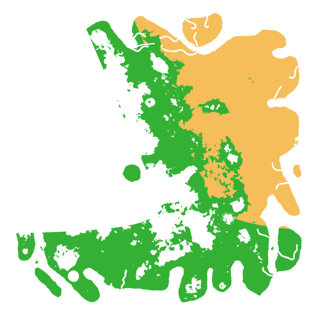 Biome Rust Map: Procedural Map, Size: 5000, Seed: 47638388