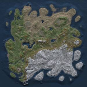 Thumbnail Rust Map: Procedural Map, Size: 4250, Seed: 793251623, 15 Monuments