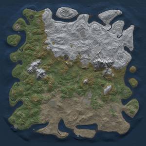 Thumbnail Rust Map: Procedural Map, Size: 5000, Seed: 812760950, 19 Monuments